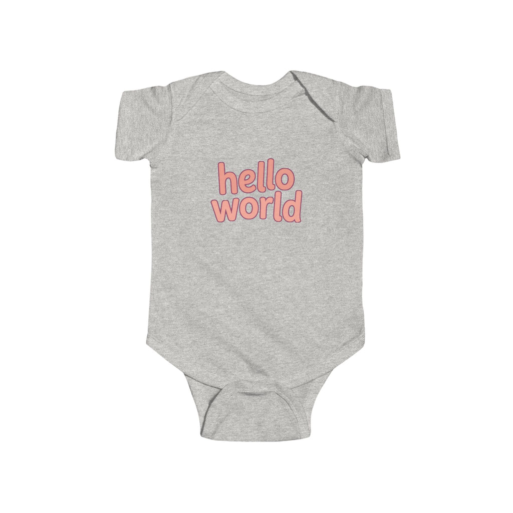 Brixie Baby Onesie – "Hello World" Newborn