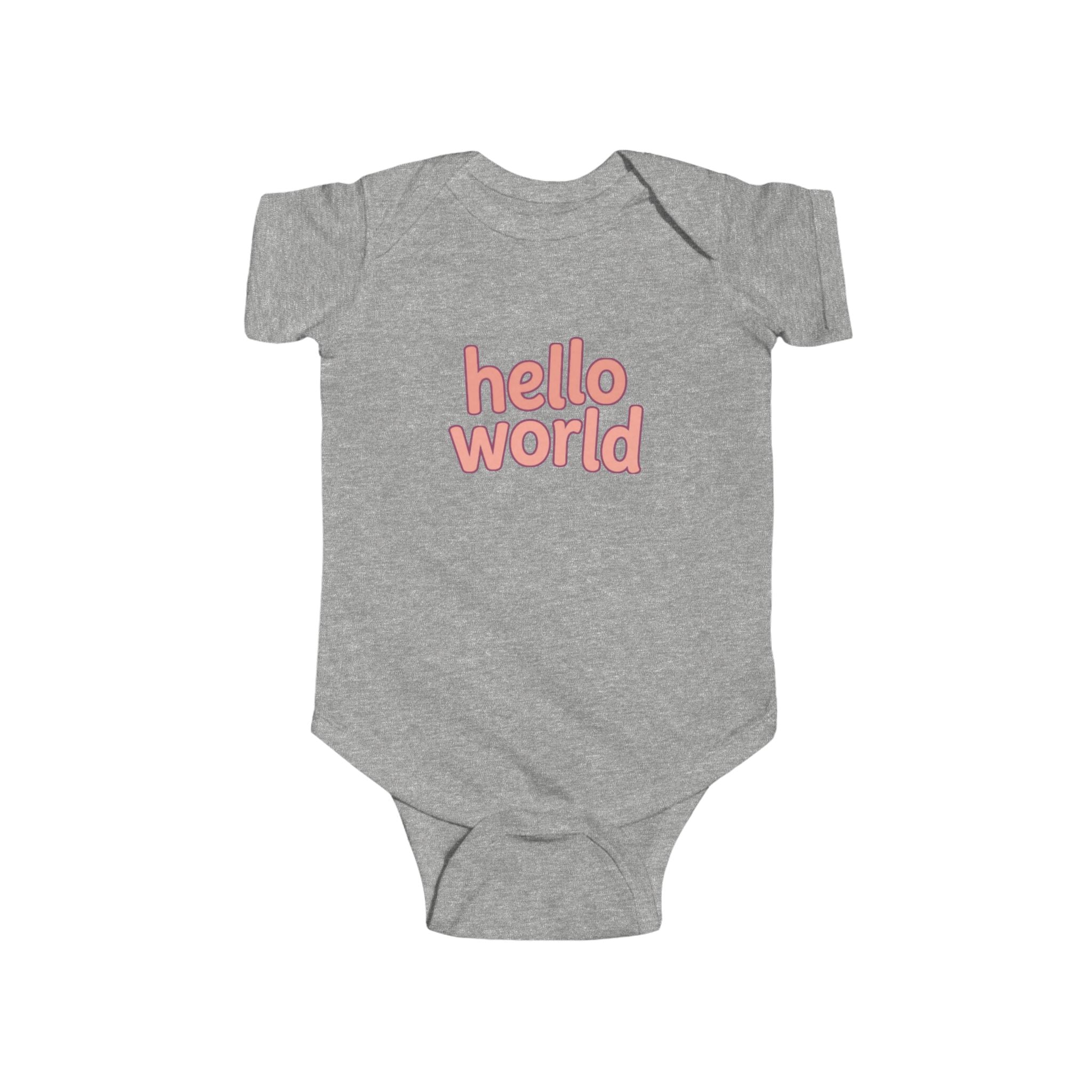 Brixie Baby Onesie – "Hello World" Newborn