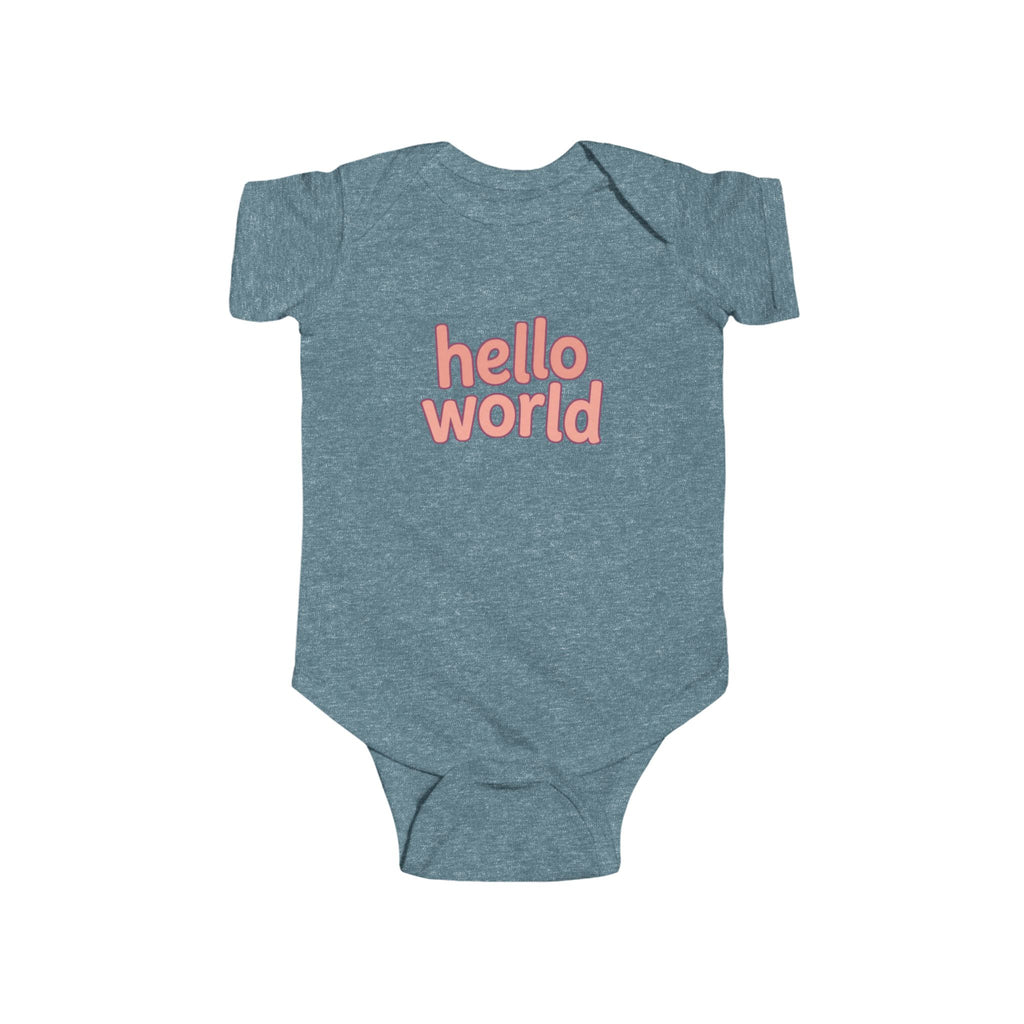 Brixie Baby Onesie – "Hello World" Newborn