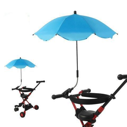 Brixie Baby Outdoor Sunshade & Stroller Umbrella - Rain And Sun Umbrella