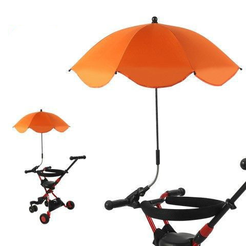 Brixie Baby Outdoor Sunshade & Stroller Umbrella - Rain And Sun Umbrella