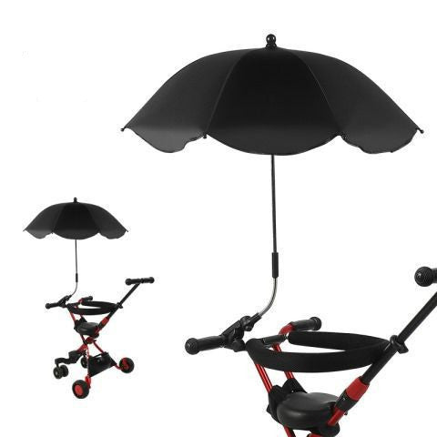 Brixie Baby Outdoor Sunshade & Stroller Umbrella - Rain And Sun Umbrella