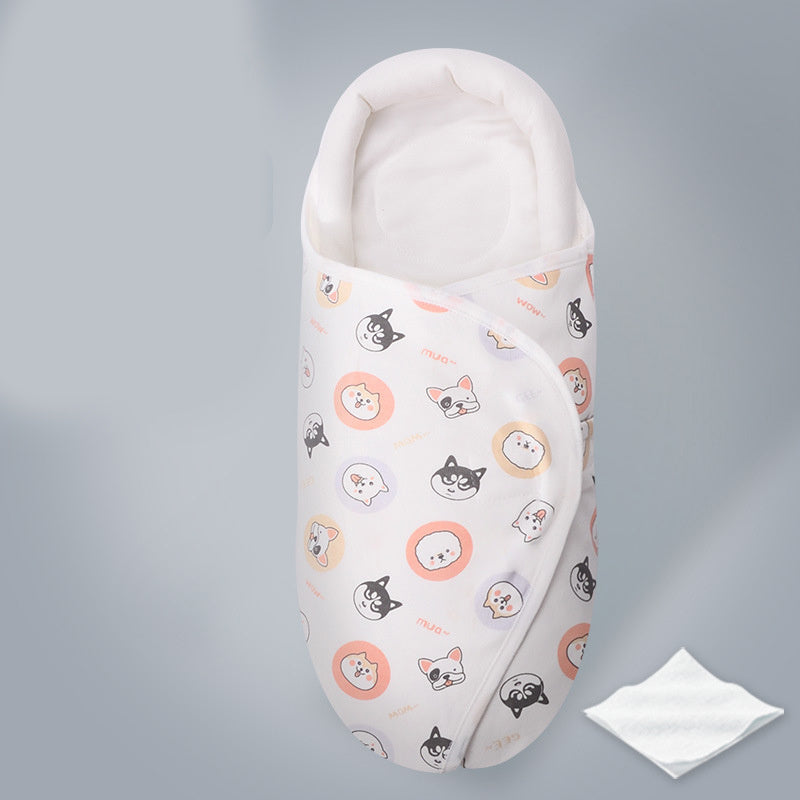 Brixie Baby Hooded Swaddle – Soft Cotton Newborn Wrap