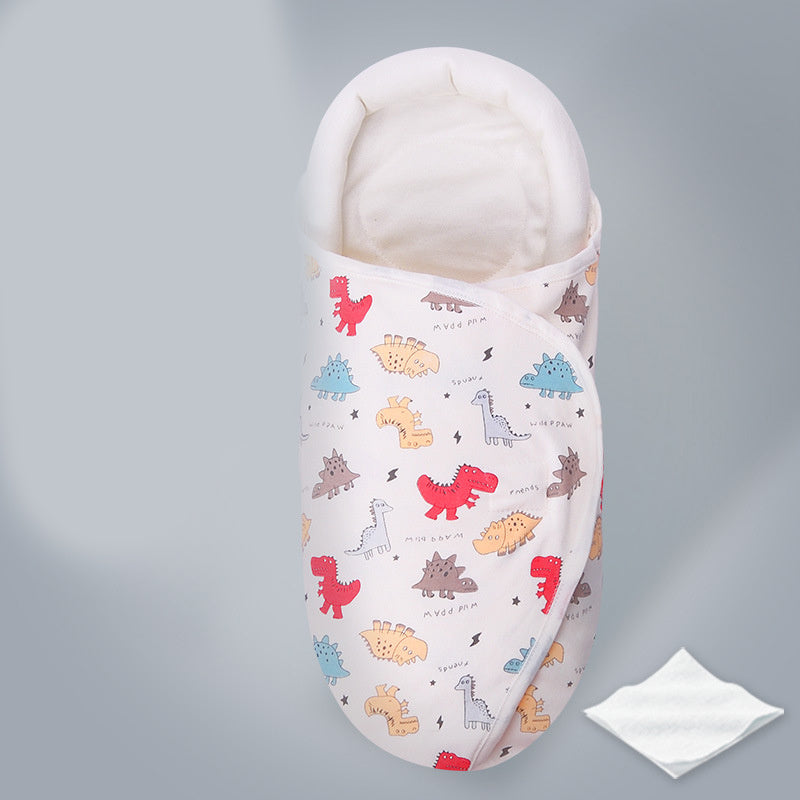 Brixie Baby Hooded Swaddle – Soft Cotton Newborn Wrap