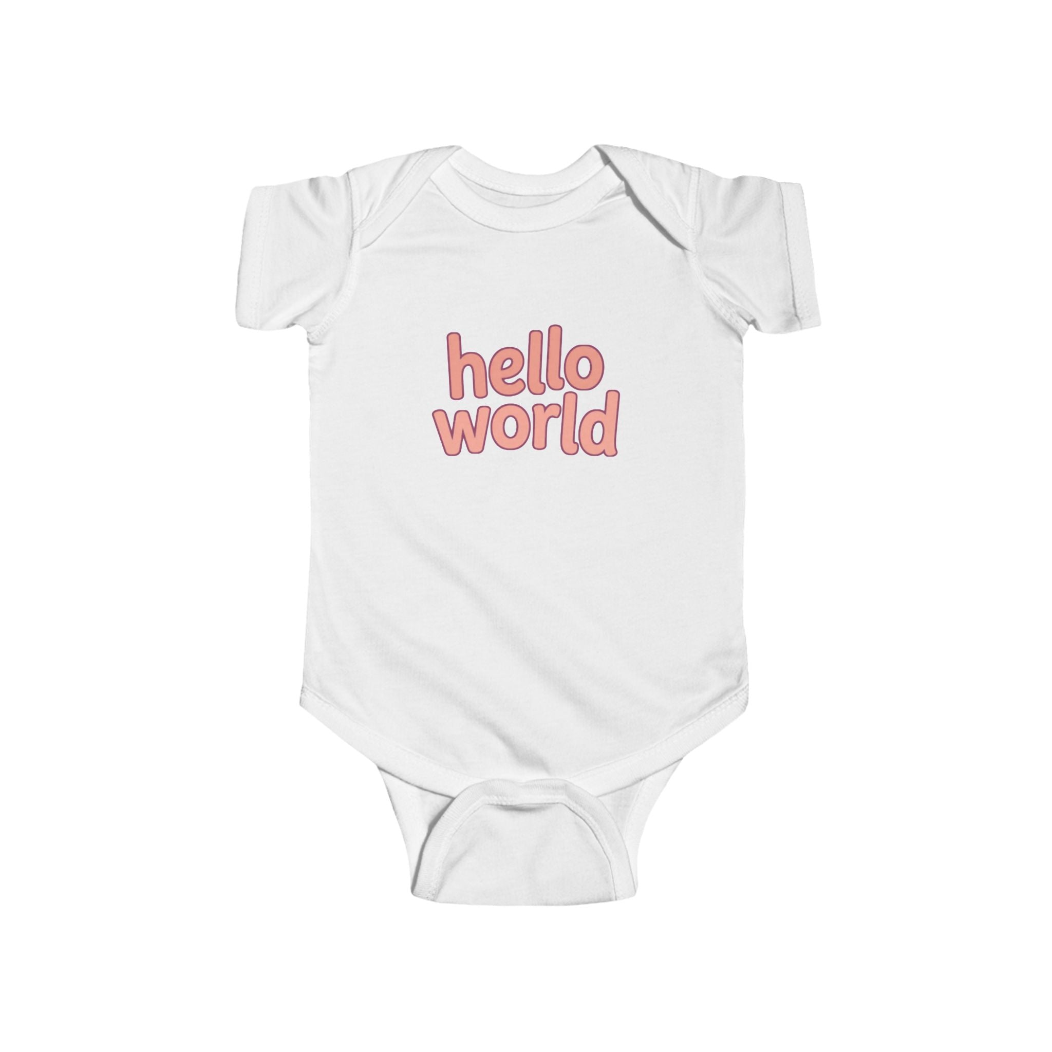 Brixie Baby Onesie – "Hello World" Newborn