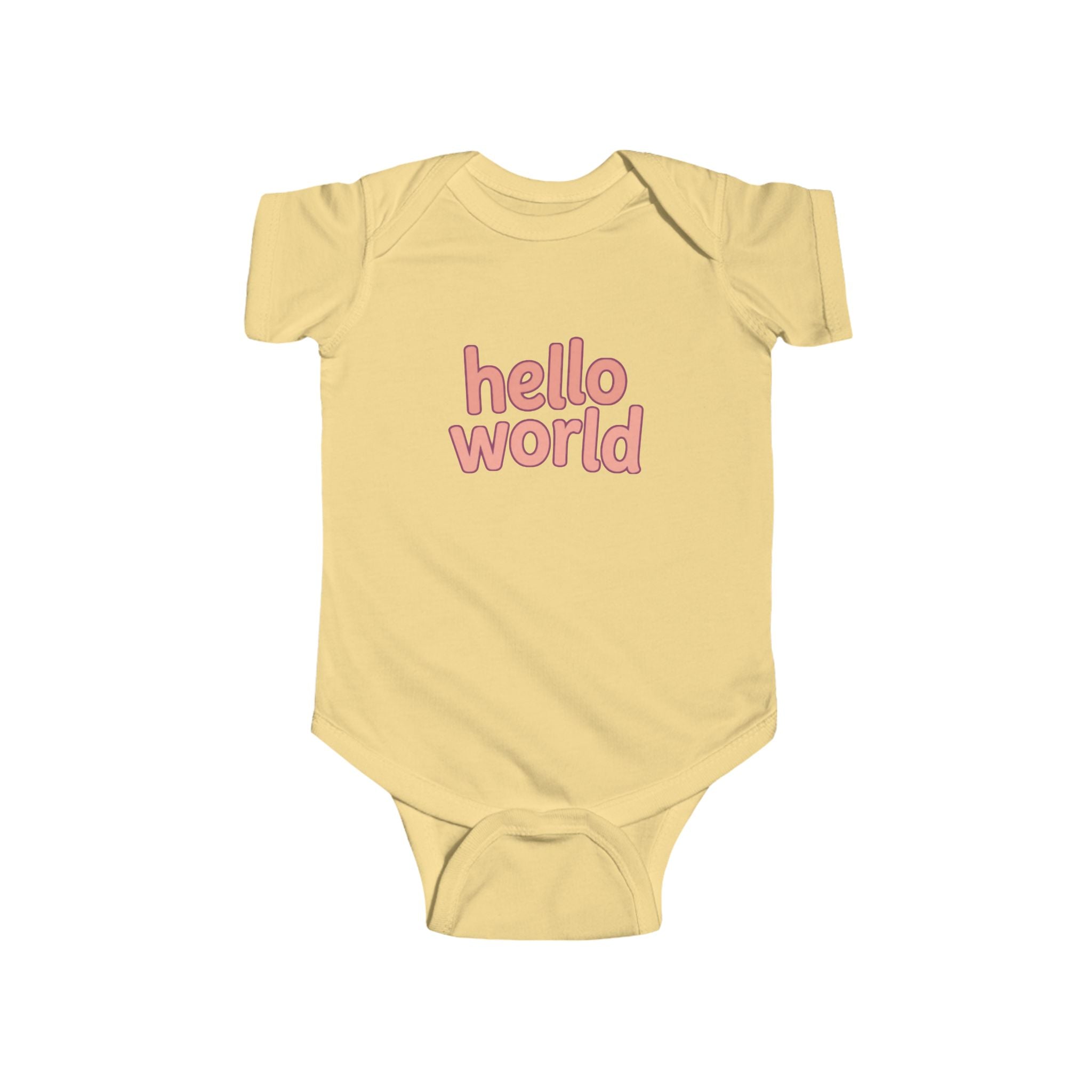 Brixie Baby Onesie – "Hello World" Newborn