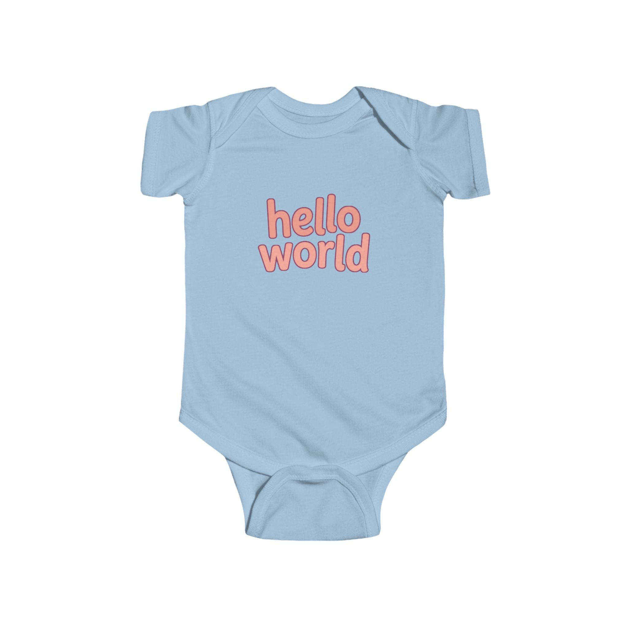 Brixie Baby Onesie – "Hello World" Newborn