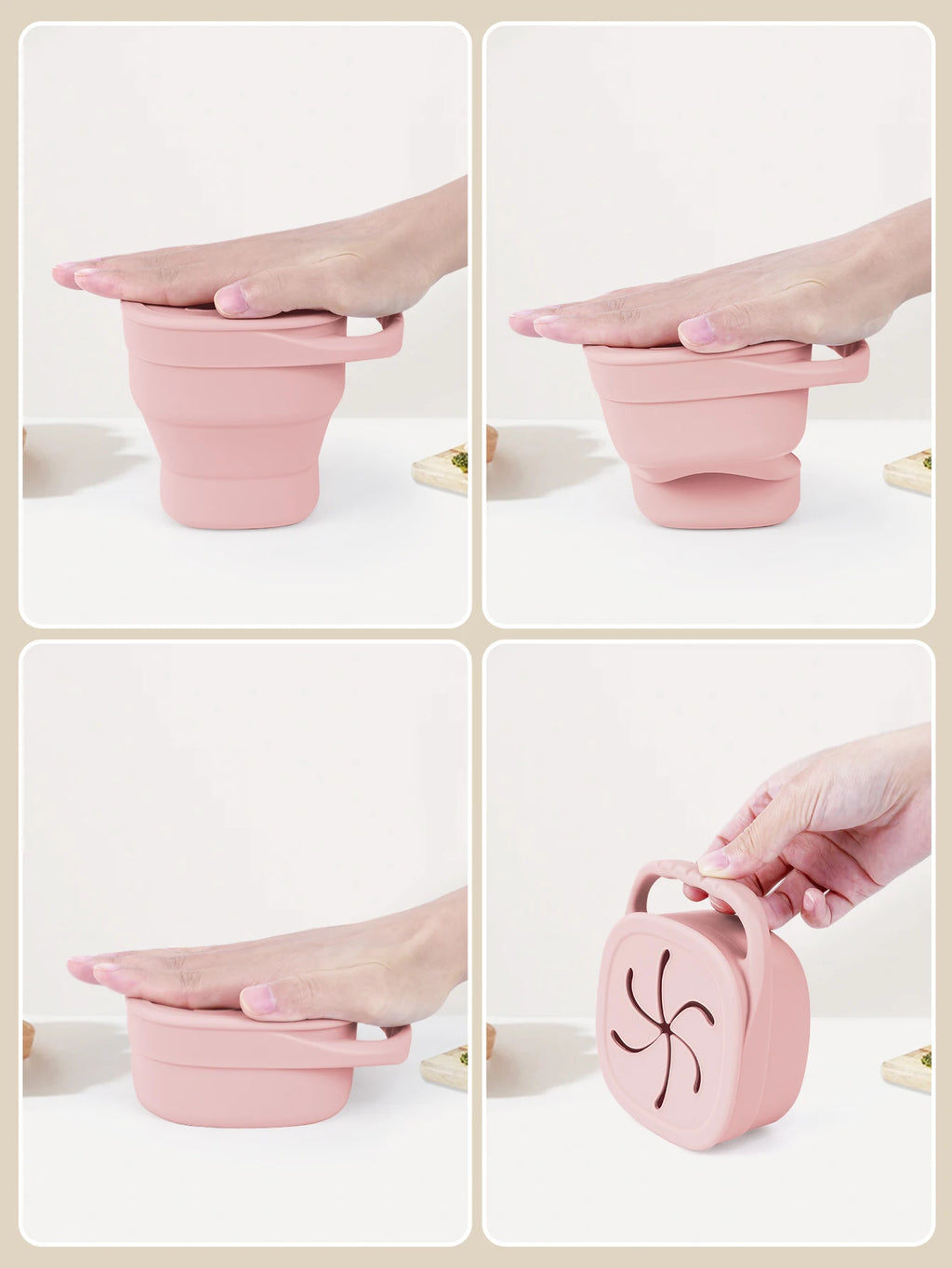 Brixie Silicone Collapsible Snack Cup