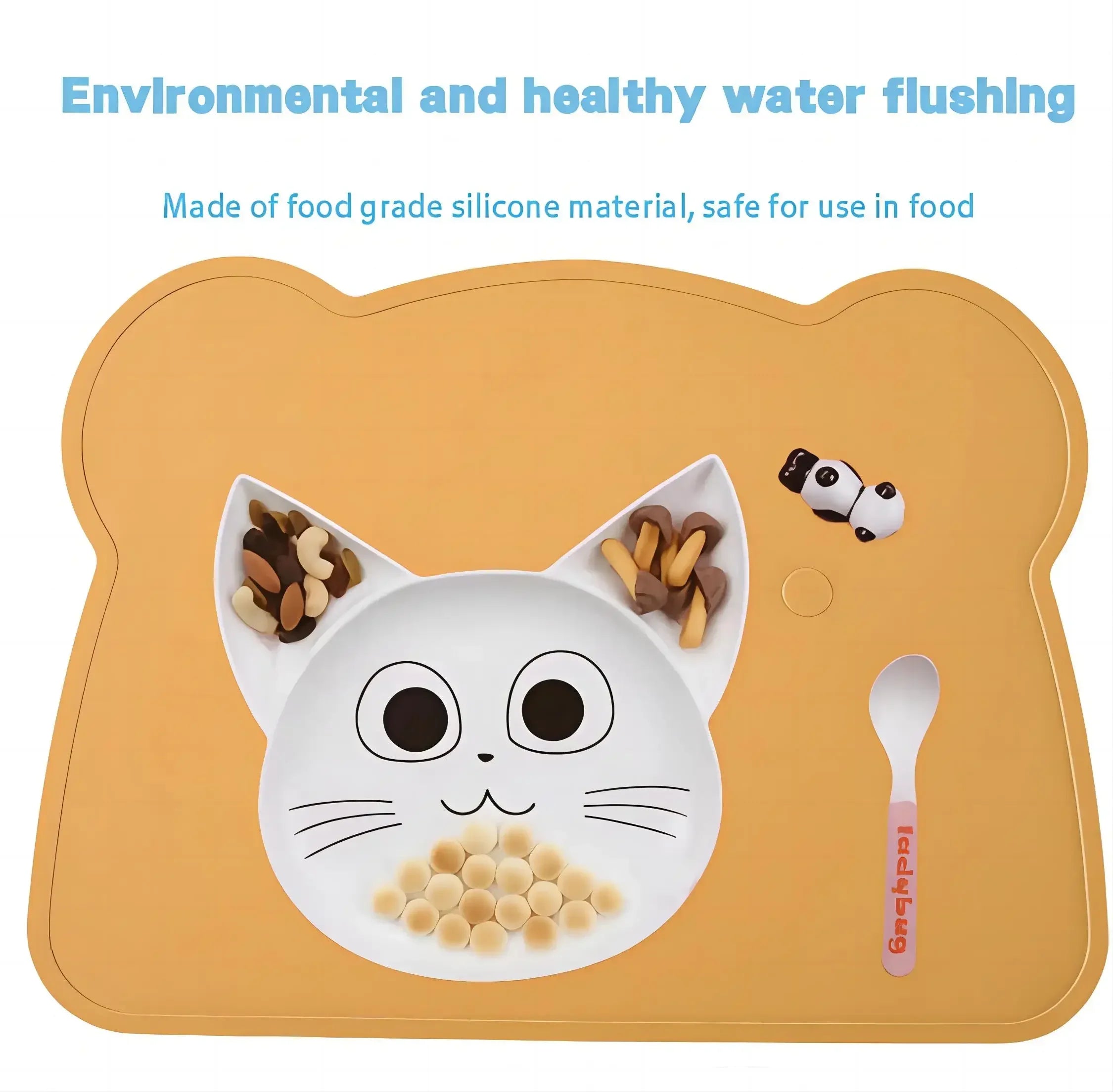 Brixie Silicone Non-Slip Leak-Proof Bear Placemat