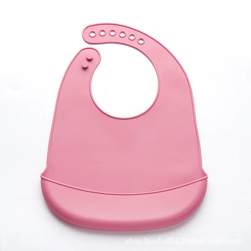 Brixie Baby Waterproof, Adjustable, Easy-Clean Silicone Bib
