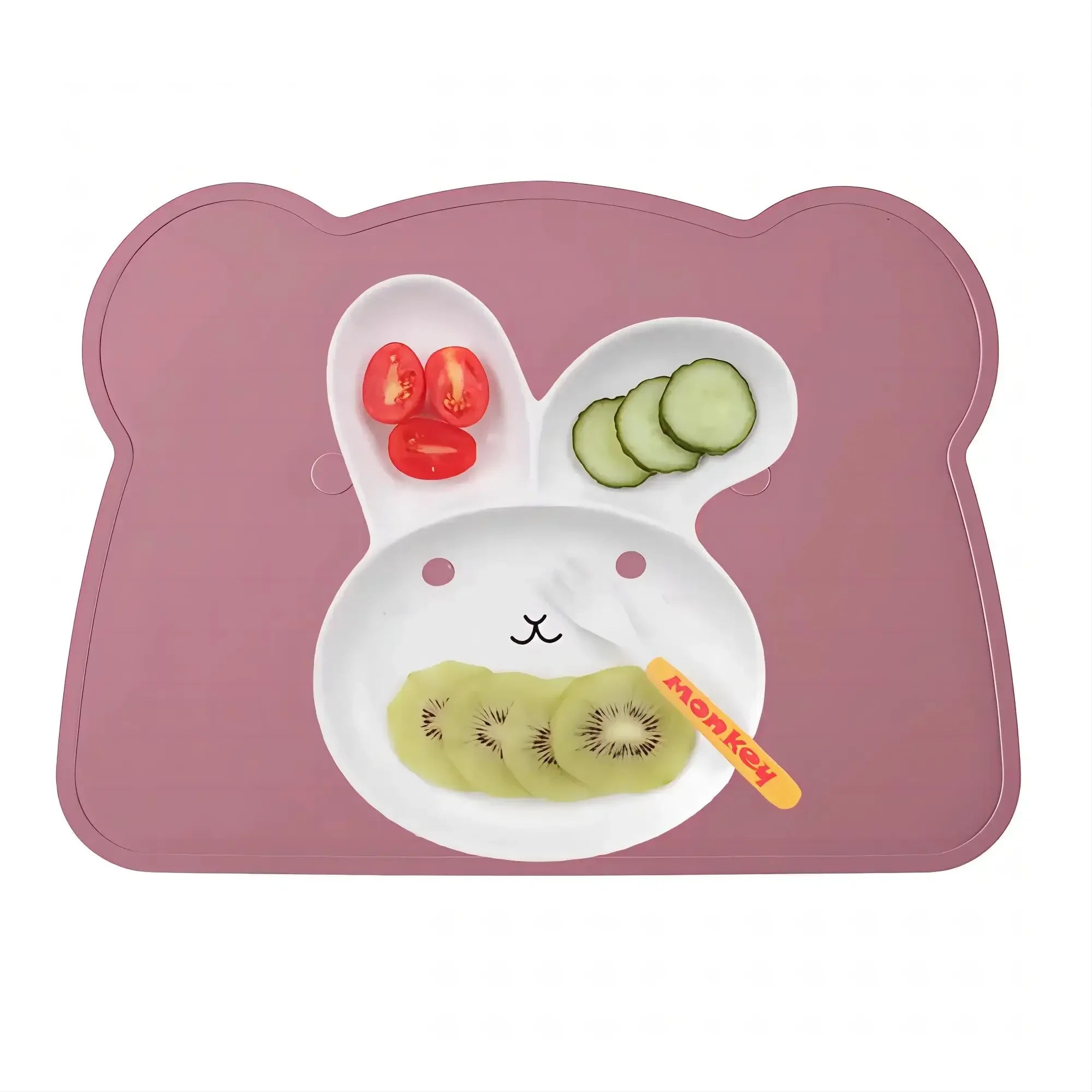 Brixie Silicone Non-Slip Leak-Proof Bear Placemat