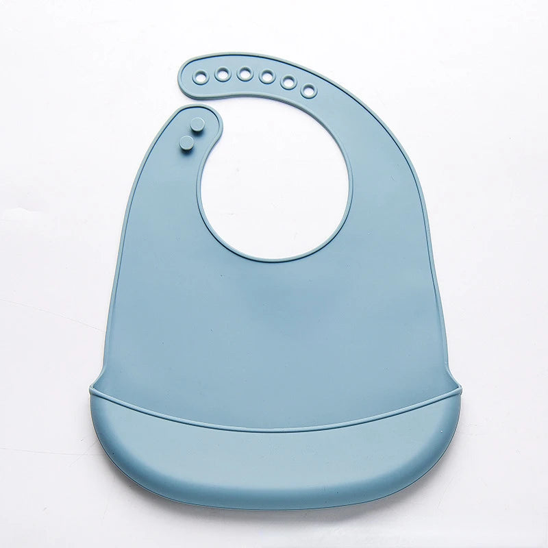 Brixie Baby Waterproof, Adjustable, Easy-Clean Silicone Bib