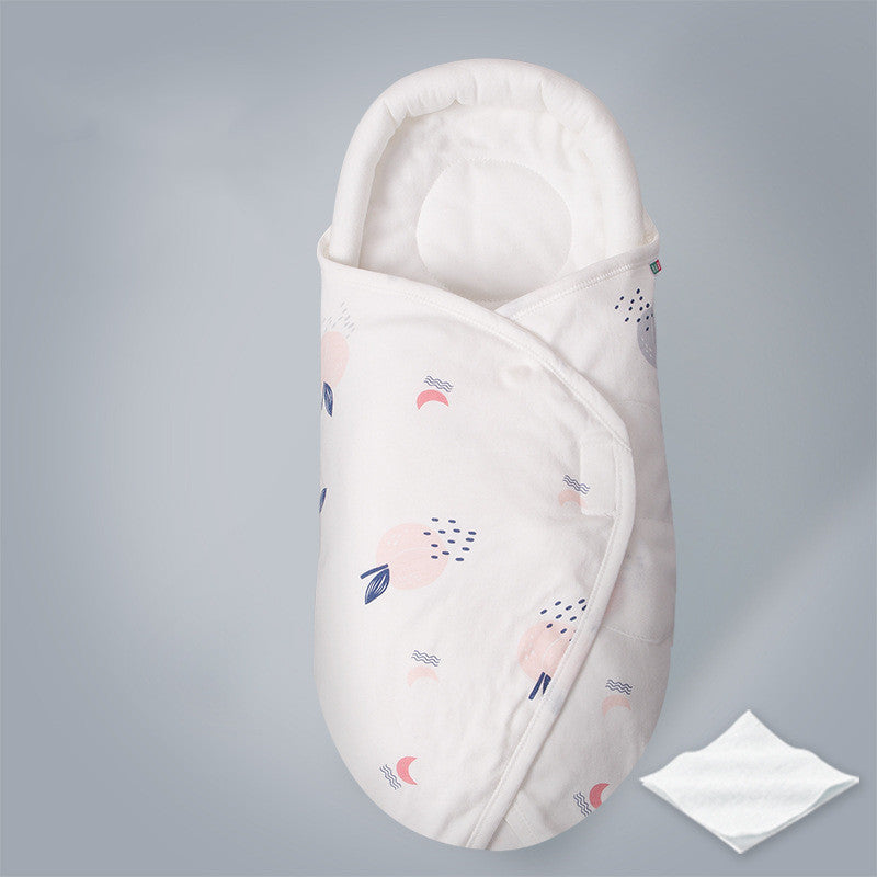 Brixie Baby Hooded Swaddle – Soft Cotton Newborn Wrap